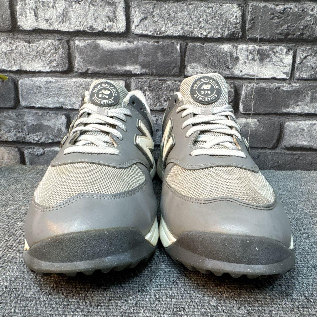 ニューバランス 574 メンズ ゴルフシューズ グレー 26.5