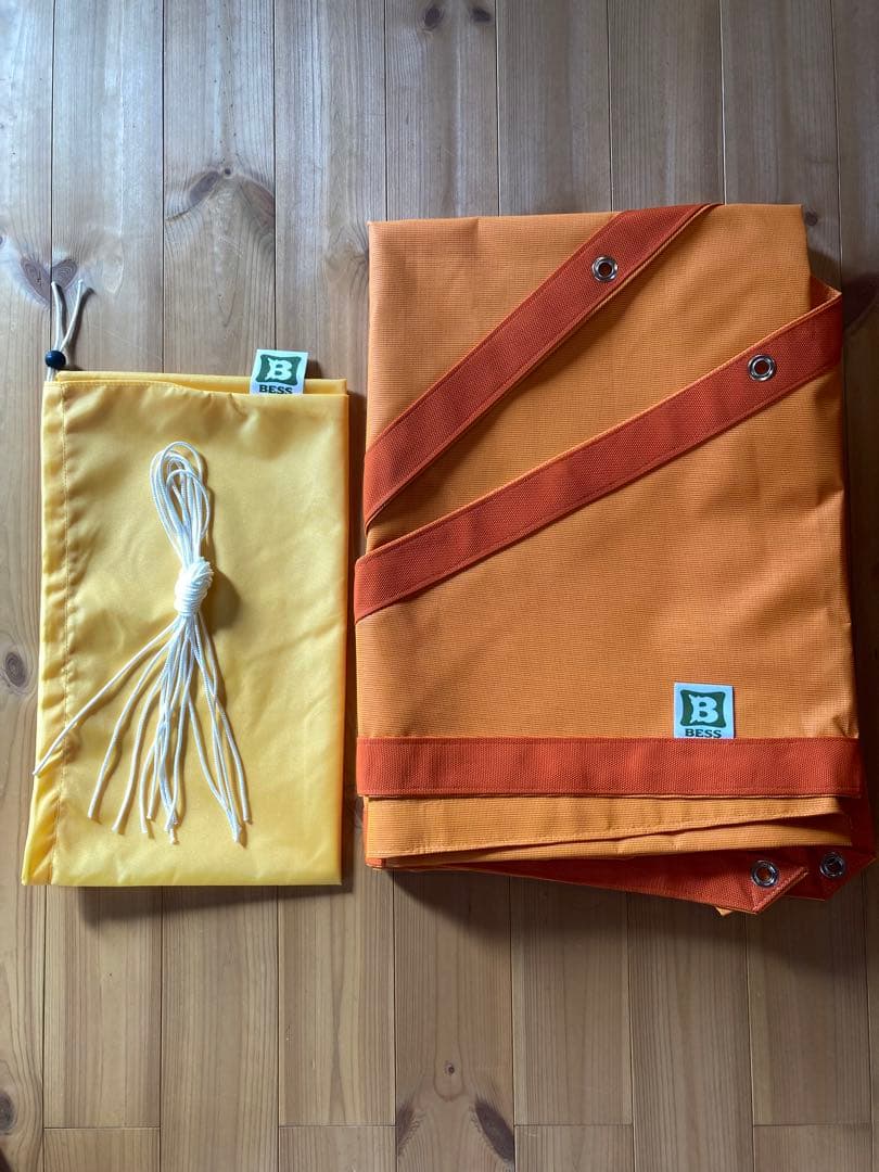 値下中！ BESSの家 フラップシェード 三角 2枚セット(オレンジ)