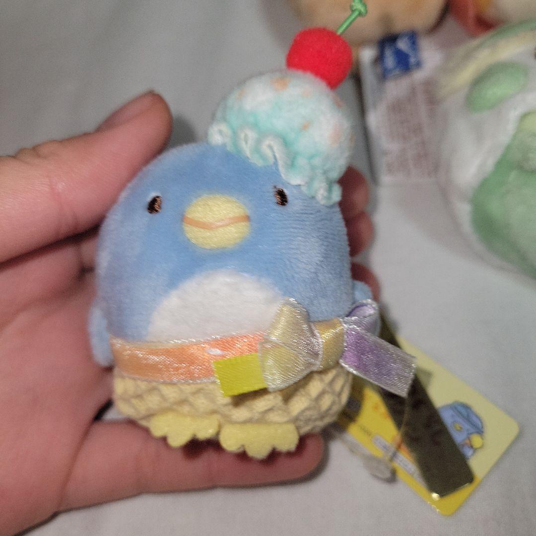 すみっコぐらし てのりぬいぐるみ かわうそ ぺんぎん ねこ とかげ(本物)