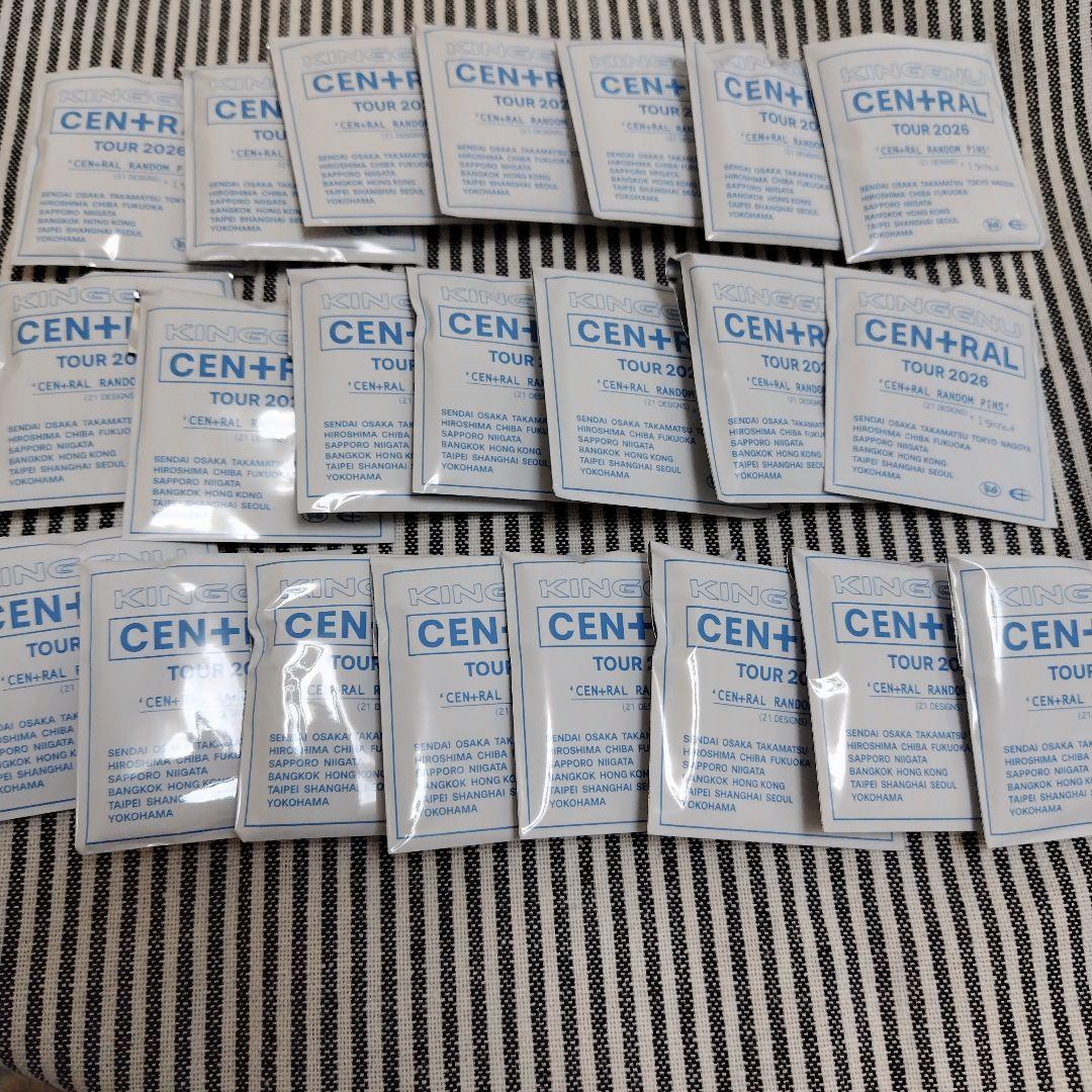 kingGnu ピンバッジ RANDOM PINS ピンズ CEN+RAL 全種