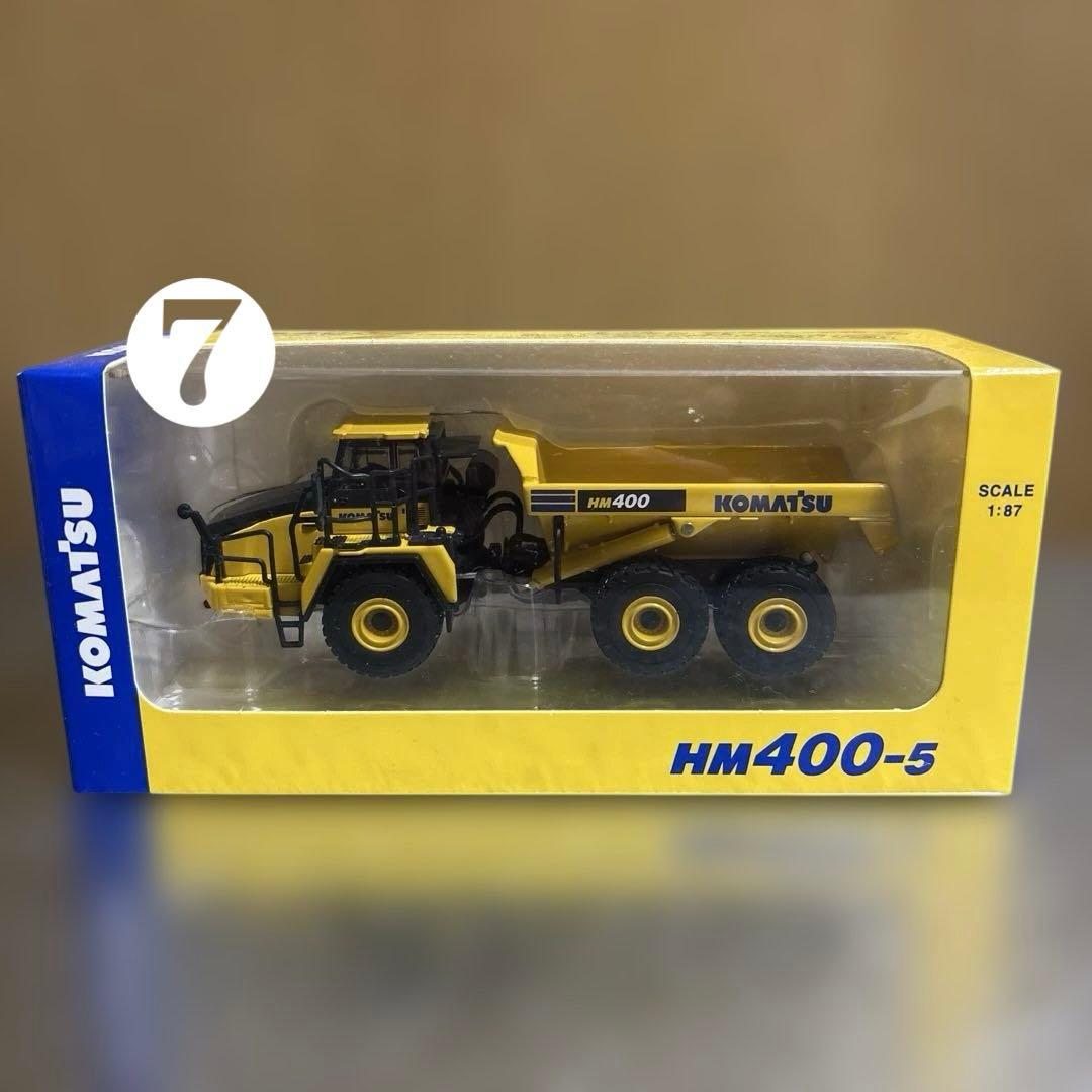 KOMATSU 1/87 ミニチュアモデル 各種 コマツ 建機 ミニカー