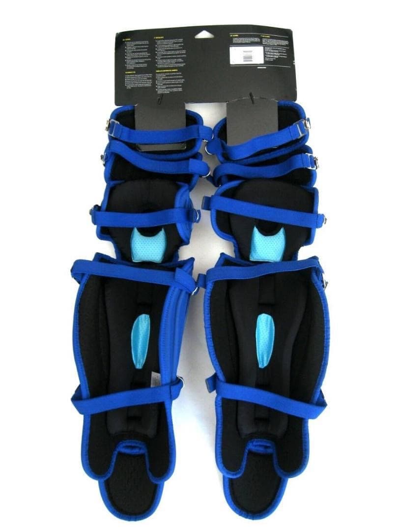 新品☆アメリカ国内限定☆UAマスク＋adidasプロテクター・レガース★青