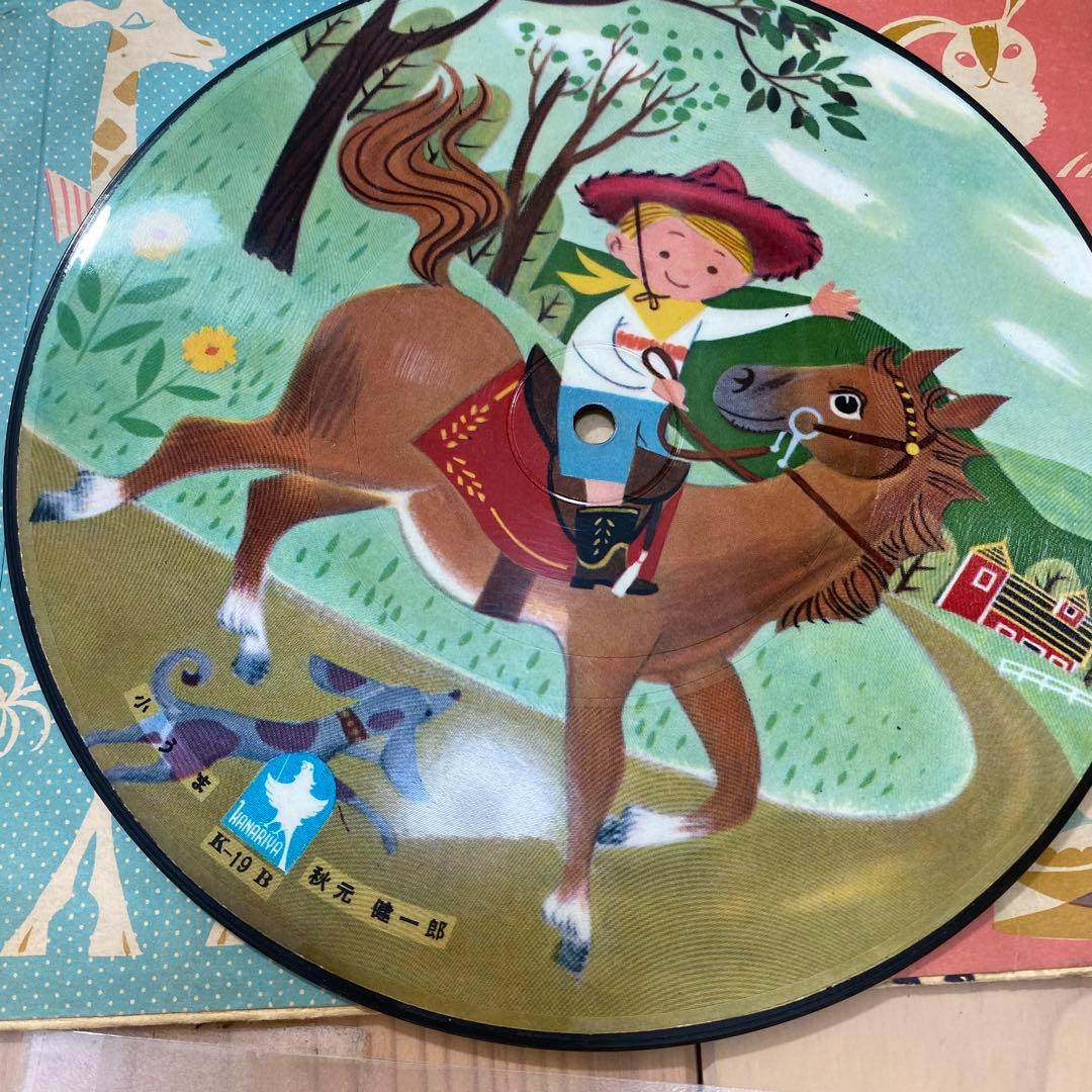 【希少】レコード10 ビクター カナリヤ　童謡　レトロ　ピクチャーレコード