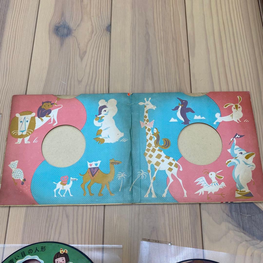 【希少】レコード10 ビクター カナリヤ　童謡　レトロ　ピクチャーレコード