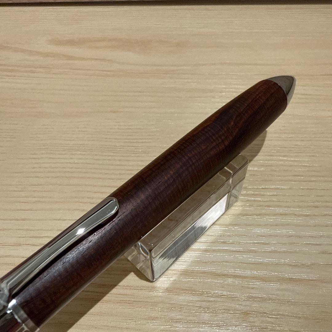 工房楔　グラッソ（多機能ペン）　シアメースローズウッド　クリップ跡有り