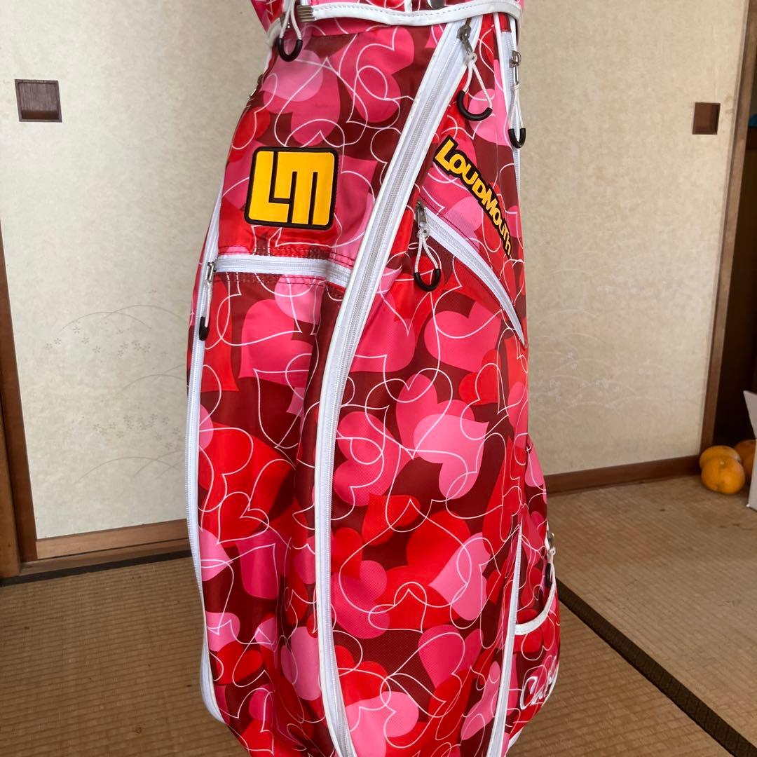 LTI ハート柄 ゴルフバッグ