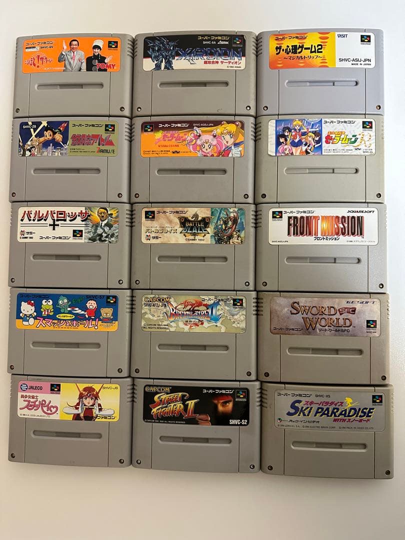 スーパーファミコンソフト【162本】まとめ売り