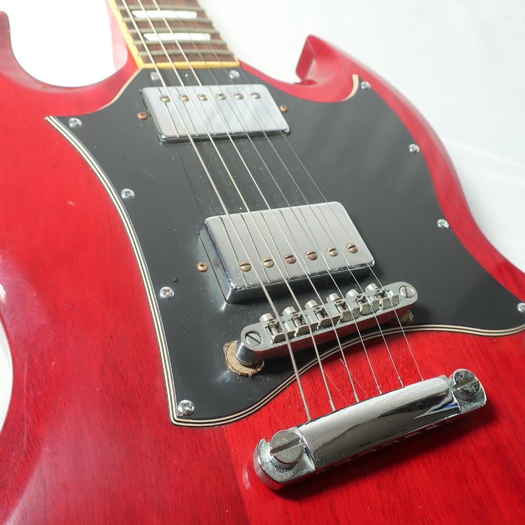 Maison SGタイプ エレキギター ケース付き セットネック