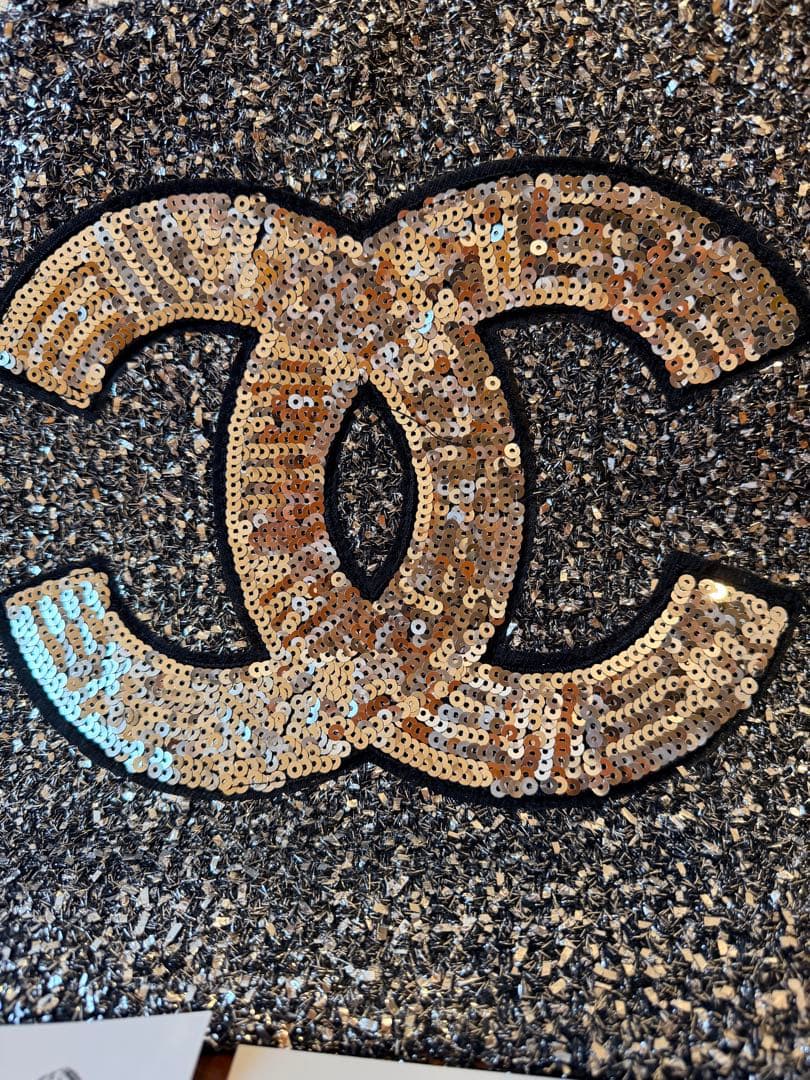 CHANEL スパンコール トートバッグ　ショルダーバッグ
