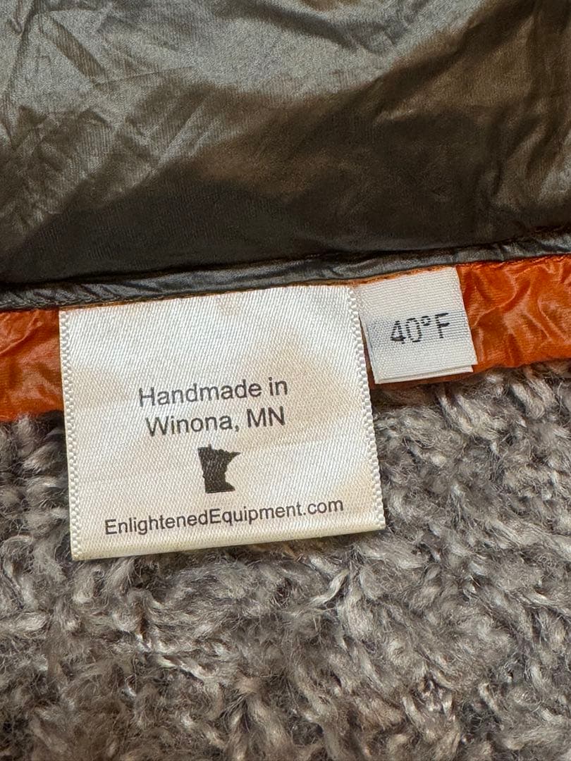 アウトドア寝具 ENLIGHTENED EQUIPMENT Revelation 850 40F