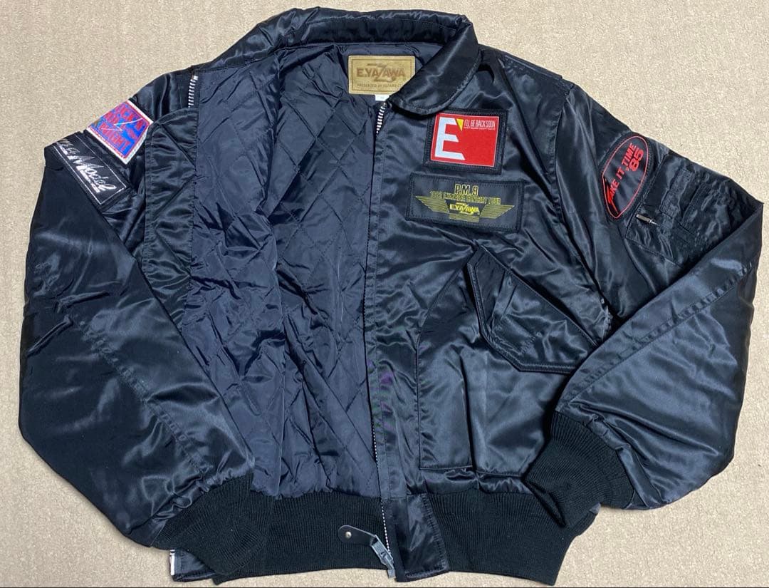 希少　俺たちの矢沢永吉展展示　当時物　フライトジャケット　MA-1 限定300枚