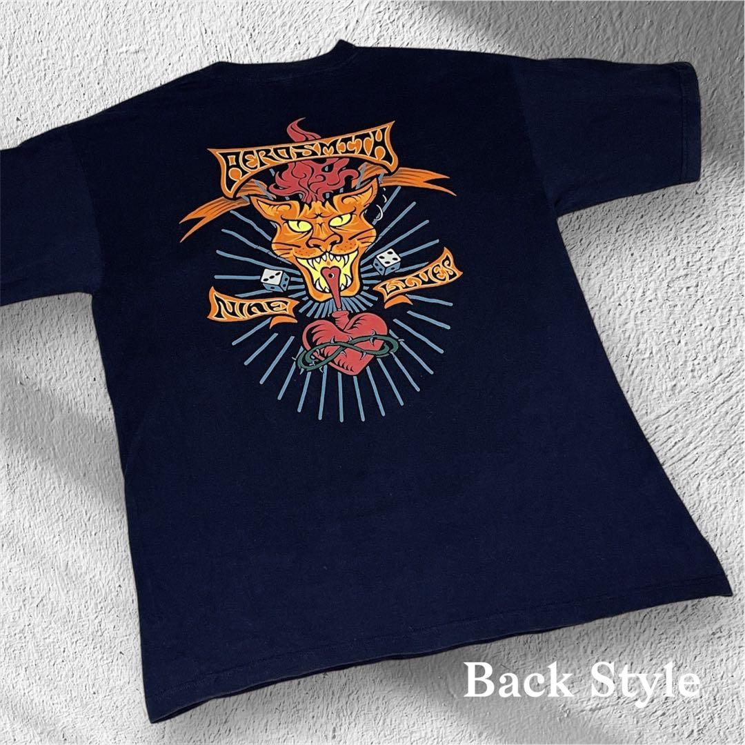 美品✨️エアロスミス97-98NINE LIVES TOUR TシャツL