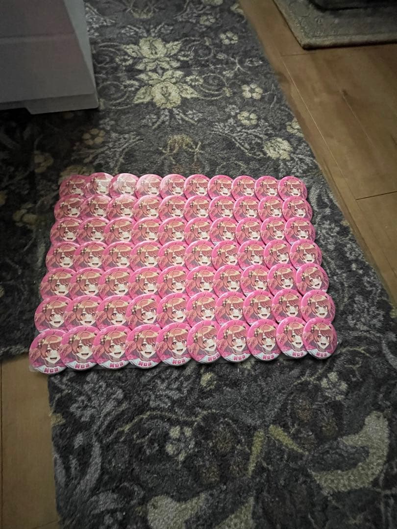 のあさん 缶バッジ 70個セット売り バラ売り不可