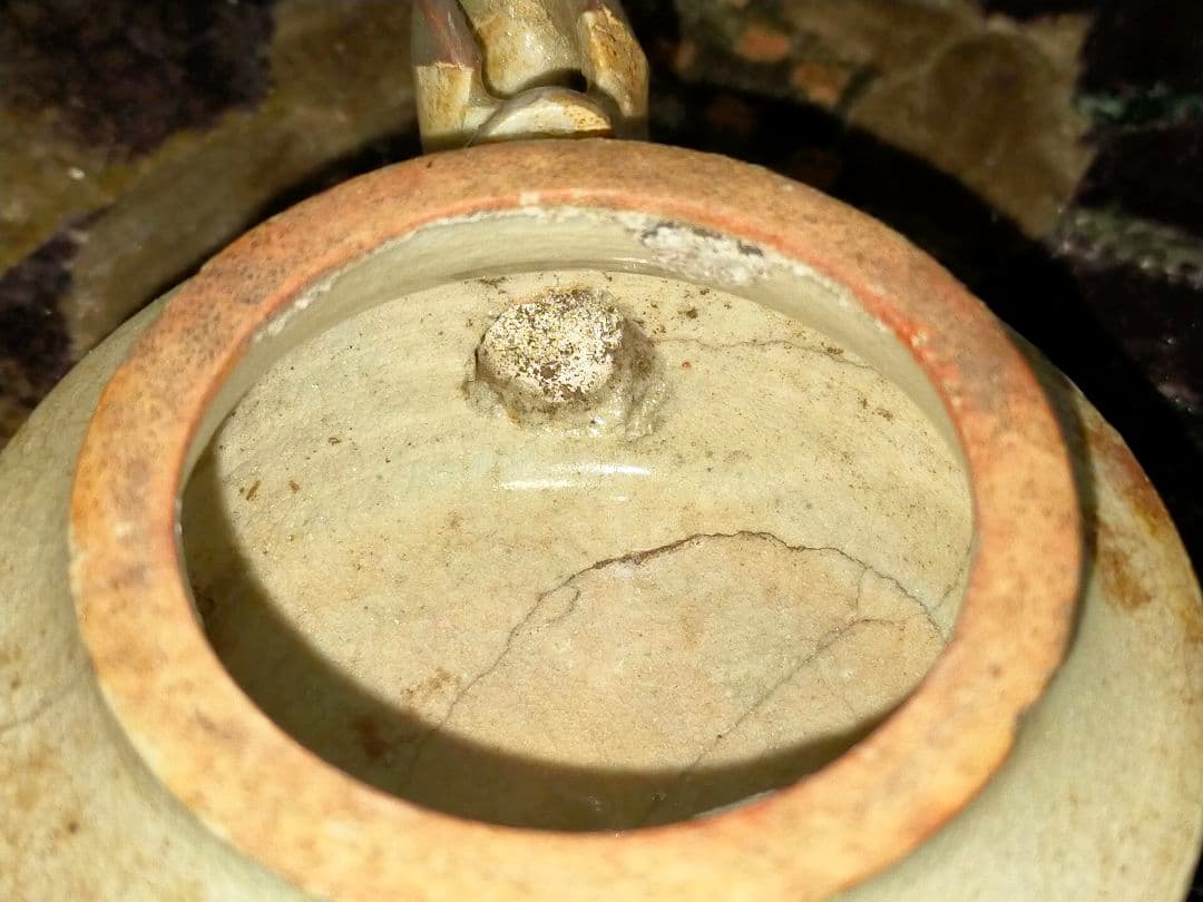 ♥御深井♥　急須　♥両口♥　発掘品　骨董　古玩