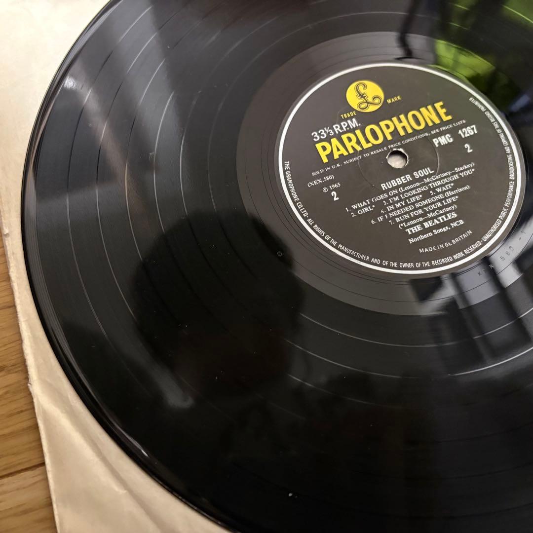 【ラウドカット‼︎】ビートルズ/ラバーソウル　UKオリジ　mono 【超轟音‼︎】