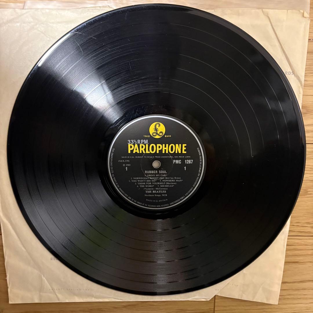 【ラウドカット‼︎】ビートルズ/ラバーソウル　UKオリジ　mono 【超轟音‼︎】