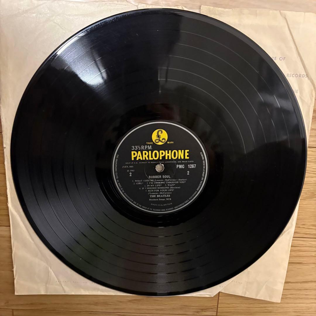 【ラウドカット‼︎】ビートルズ/ラバーソウル　UKオリジ　mono 【超轟音‼︎】