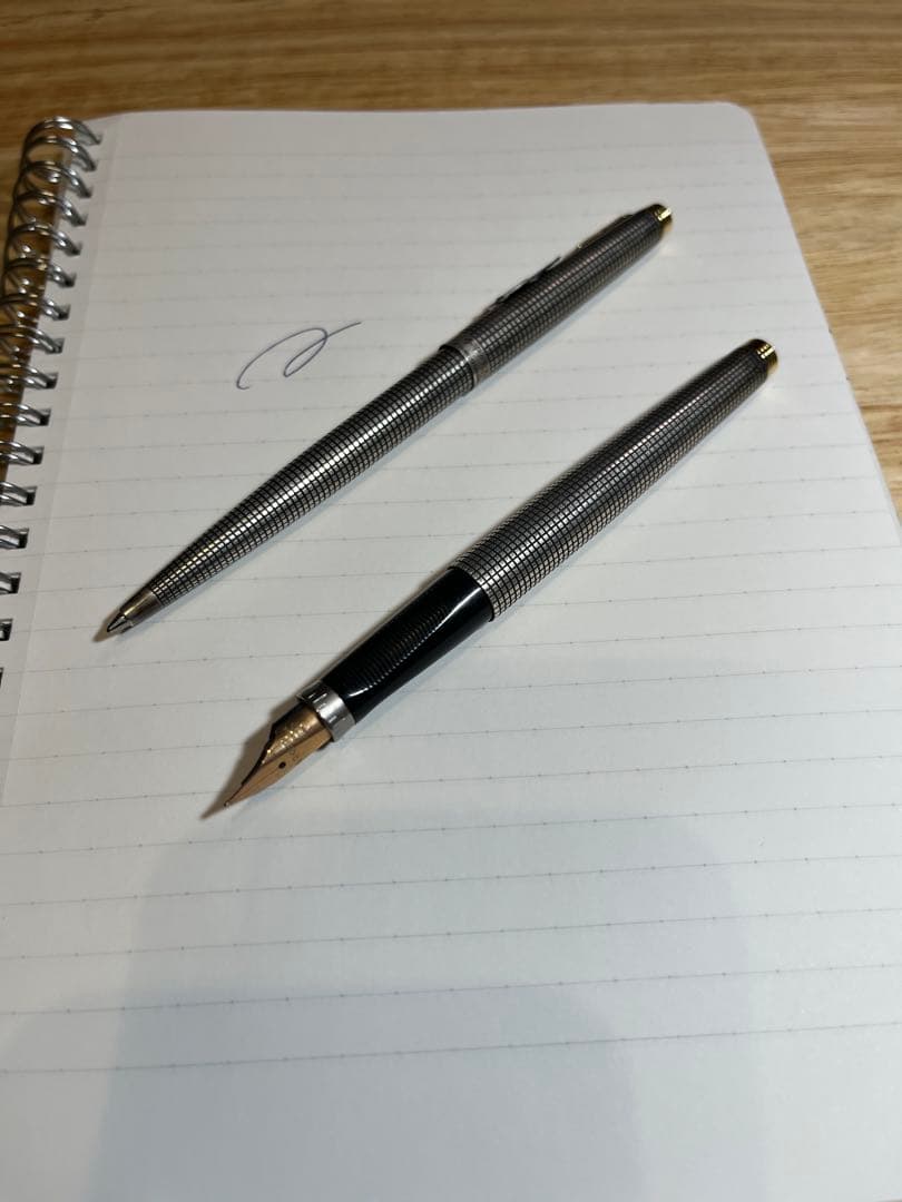 パーカー/Parker 万年筆・ボールペンセット　★スターリングシルバー　14Ｋ