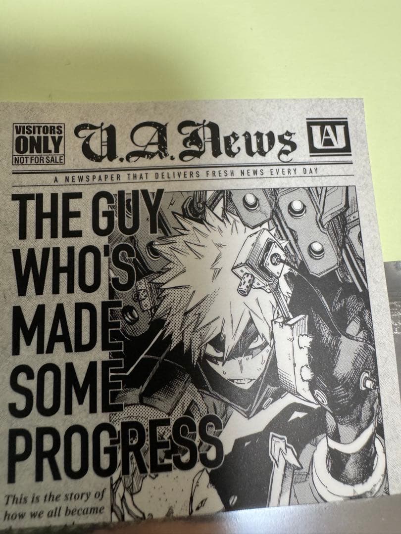 僕のヒーローアカデミア　原画展　A2アートポスター　The Beginning