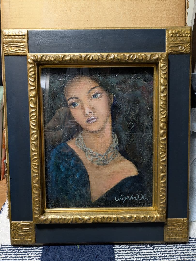 工藤静香　油彩　絵画　本物