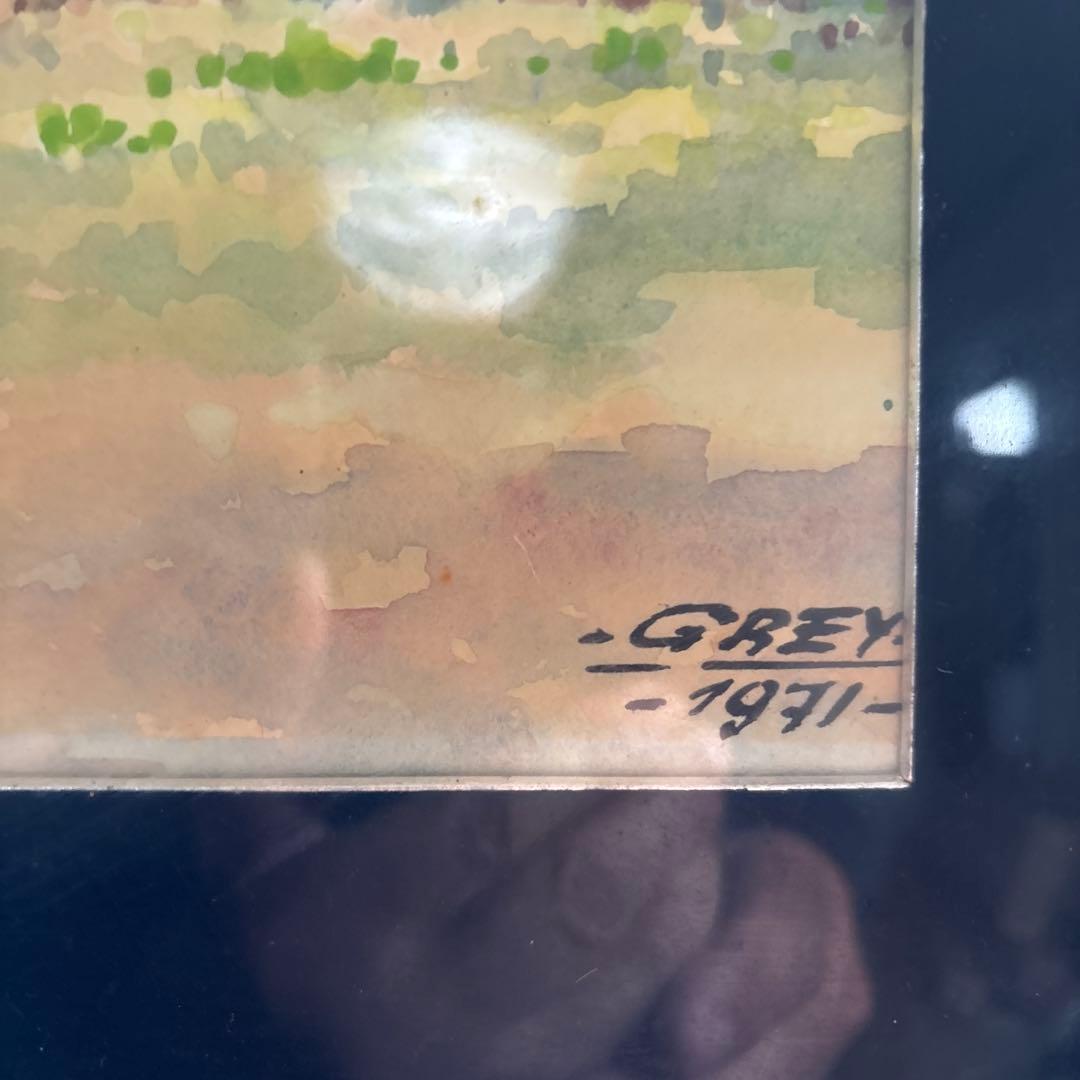 GREY 1971年 水彩画 風景画