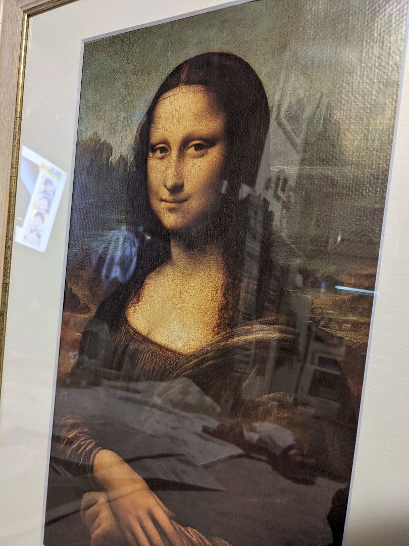 レオナルド・ダ・ヴィンチ「モナ・リザ」極上美品複製大型額装お値下げ