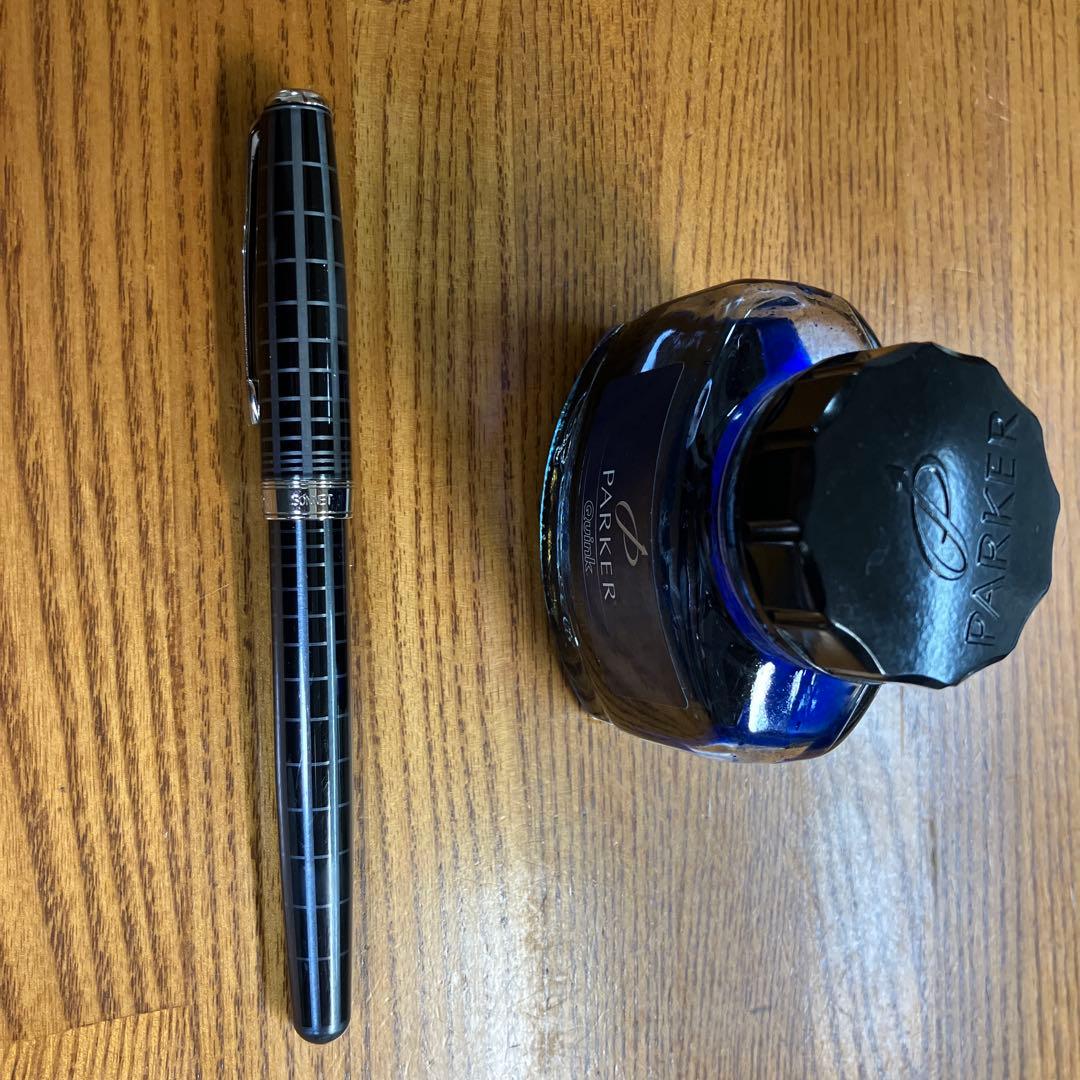 parker sonet 万年筆 純正インク付き