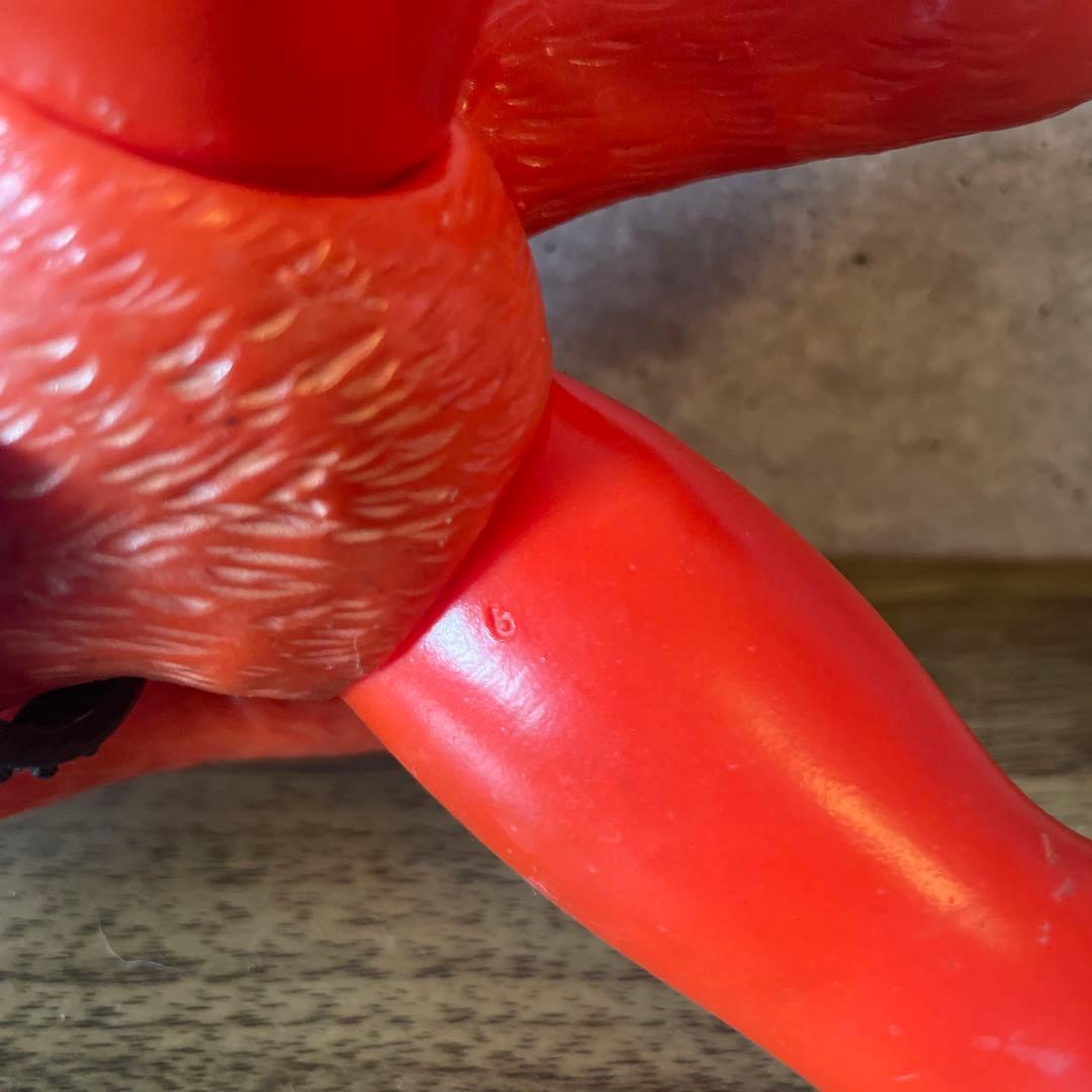 週末削除旧バンダイ当時物仮面ライダー怪人ムササビードルソフビ落書きなし刻印あり