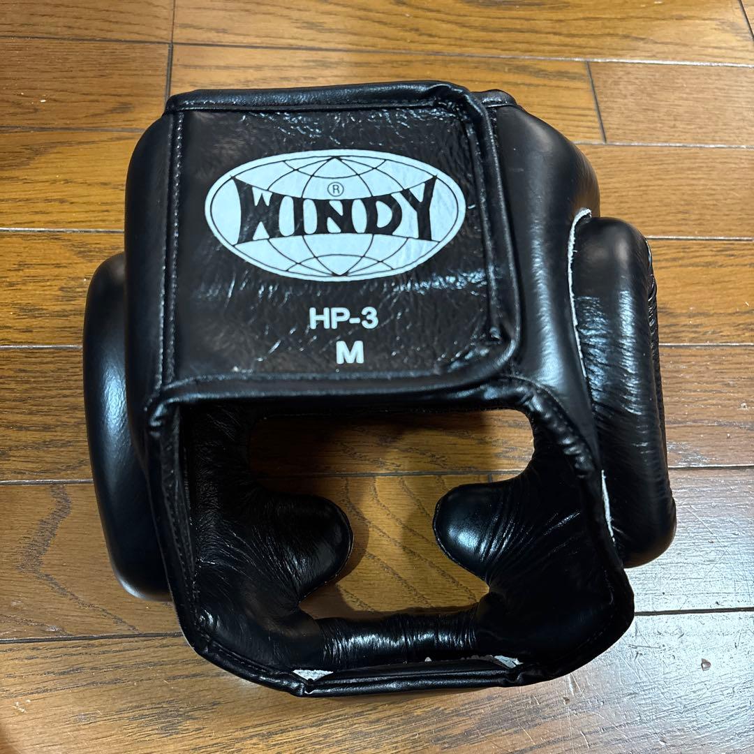 WINDY ボクシングヘッドギア HP-3 M 黒