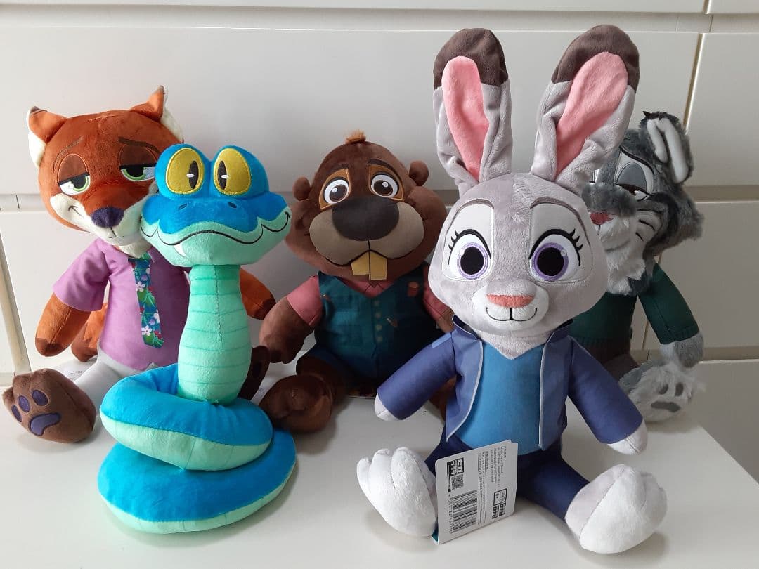 5種セット　ズートピア2 Lぬいぐるみ