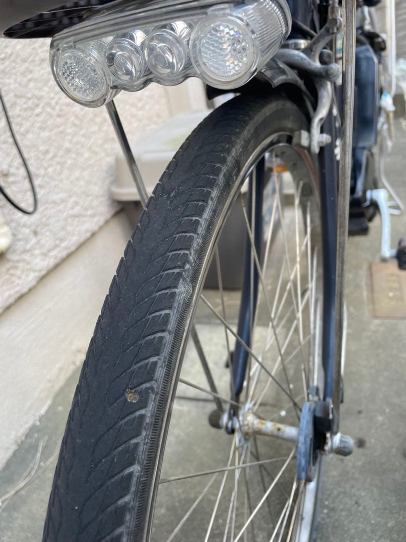 YAMAHA電動アシスト自転車 黒 バスケット付き！※ジャンク品