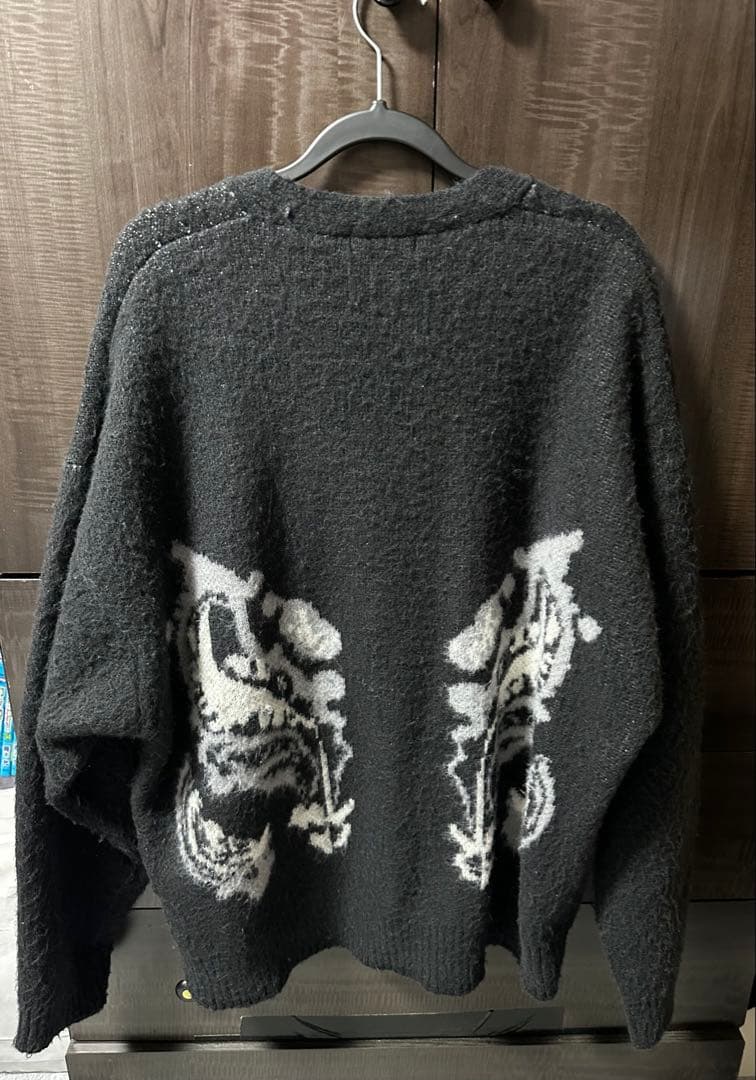 ミュージシャン CHRONOIZM FLOWER CARDIGAN XL