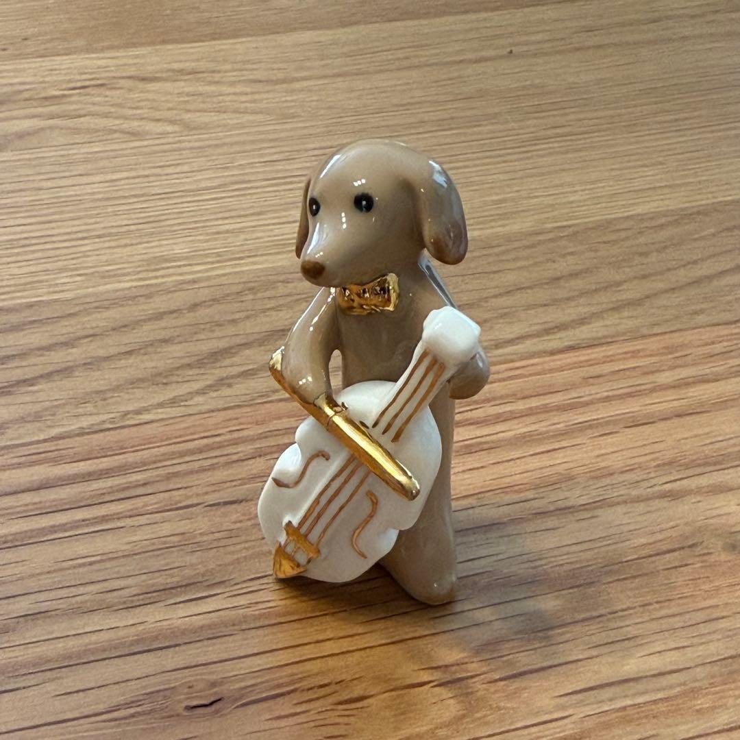 寿工芸★陶器★ダックスフンド★犬★ネコ★猫★オーケストラ★音楽隊