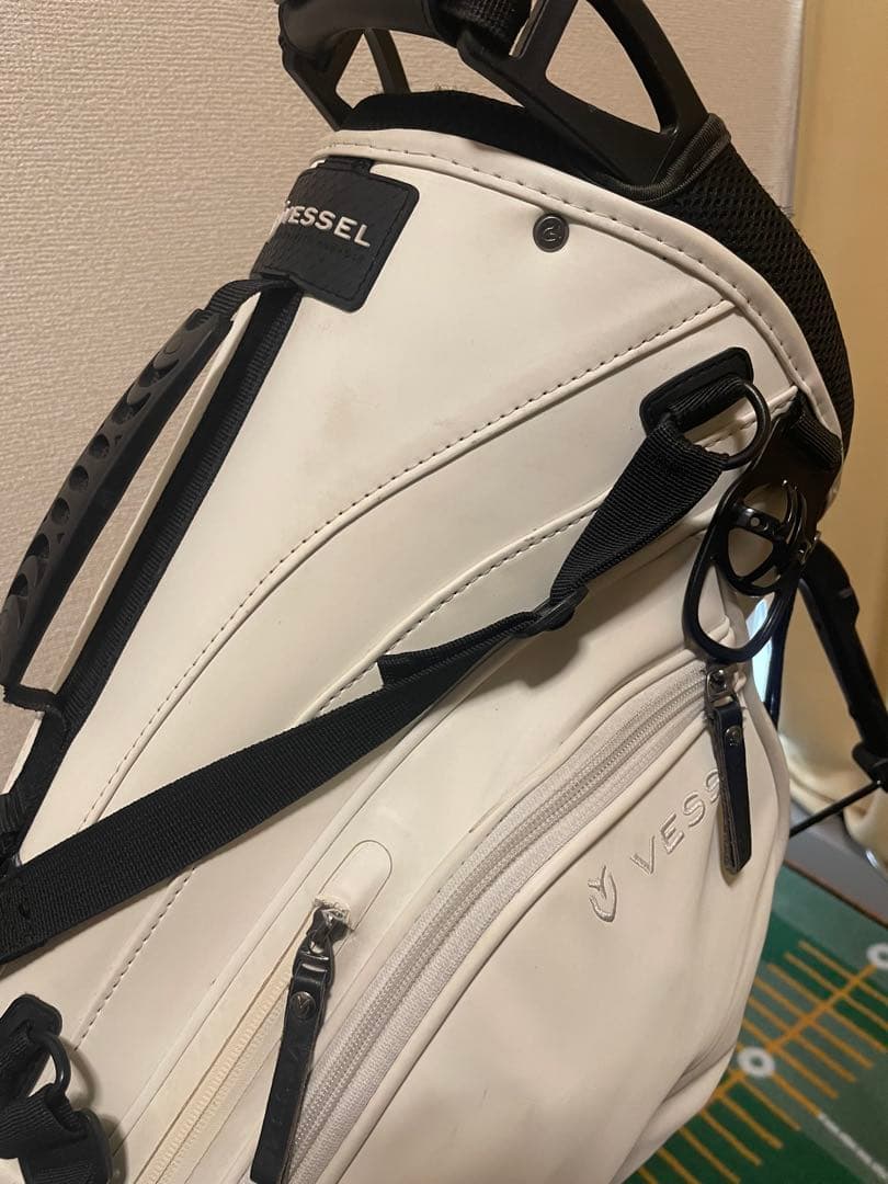 Vessel ホワイト スタンドバッグ/キャデバッグ