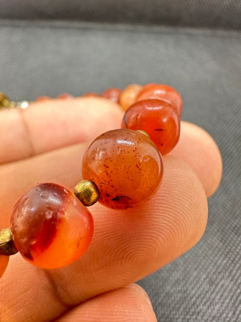 アンティークカーネリアンビーズ