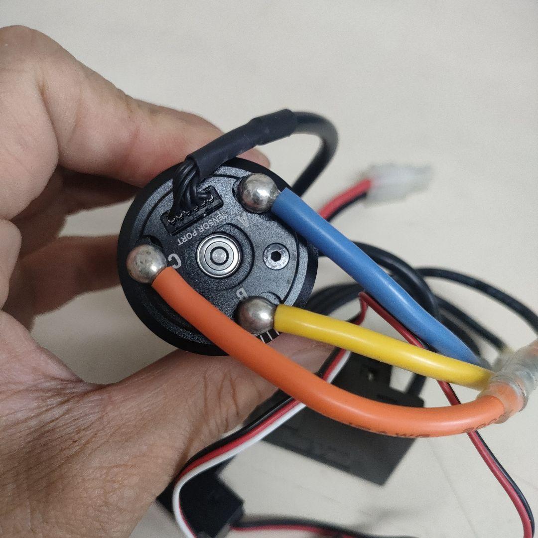 【使用少】タミヤ TBLE-04SR ESC、15.5Tブラシレスモーターセット