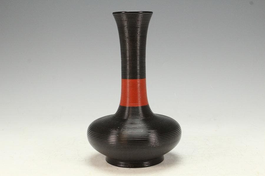 平安象彦作 糸目 一輪生 共箱 未使用(K-XA908)