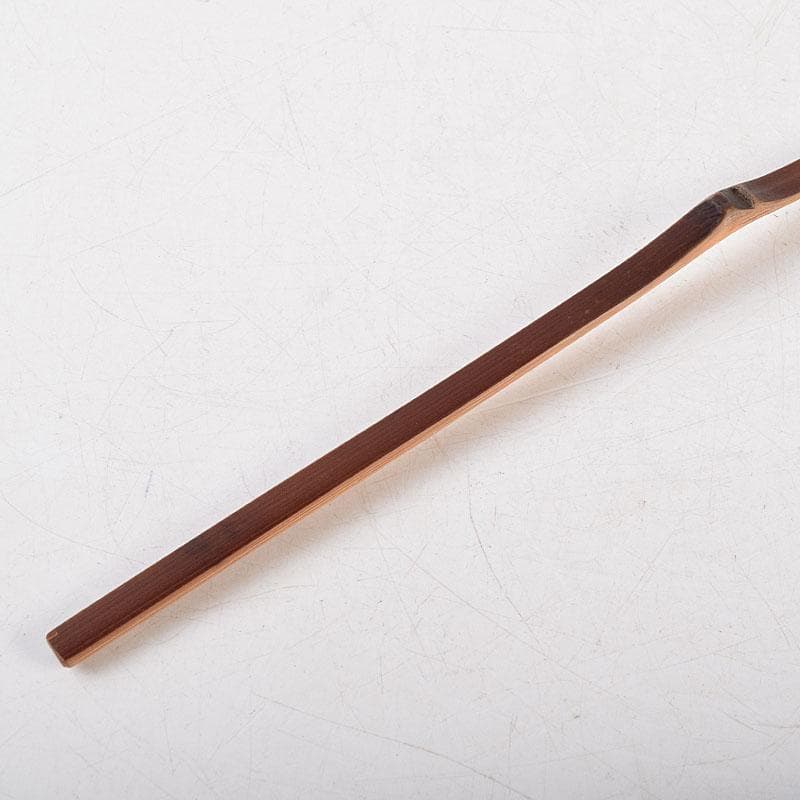 茶道具　表千家十二代敬翁宗左(惺斎)　自作茶杓　共筒共箱　D　R9500
