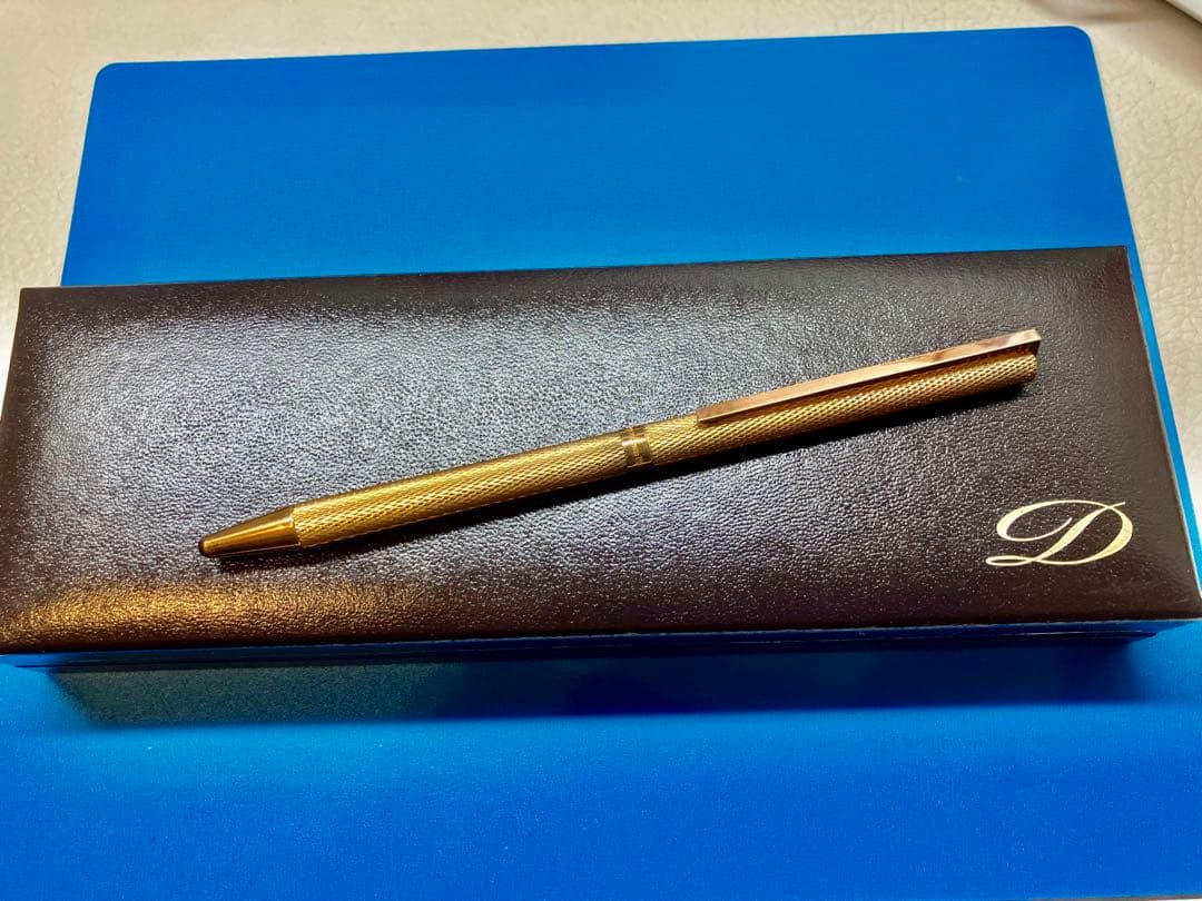 フランス　Paris Dupont デユポン社製総ゴールドボールペン