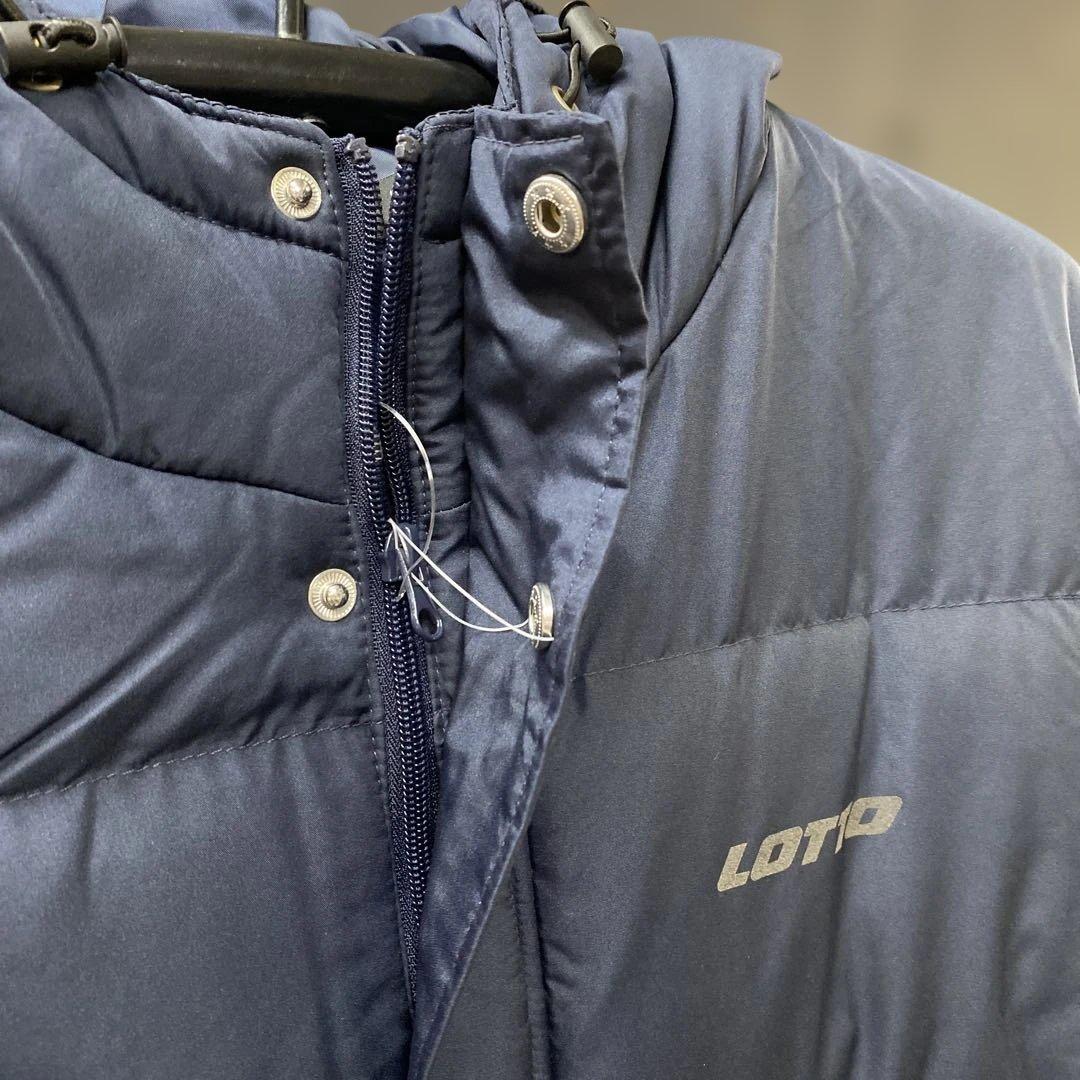 【新品】Lotto ベンチコート　ネイビー　LL