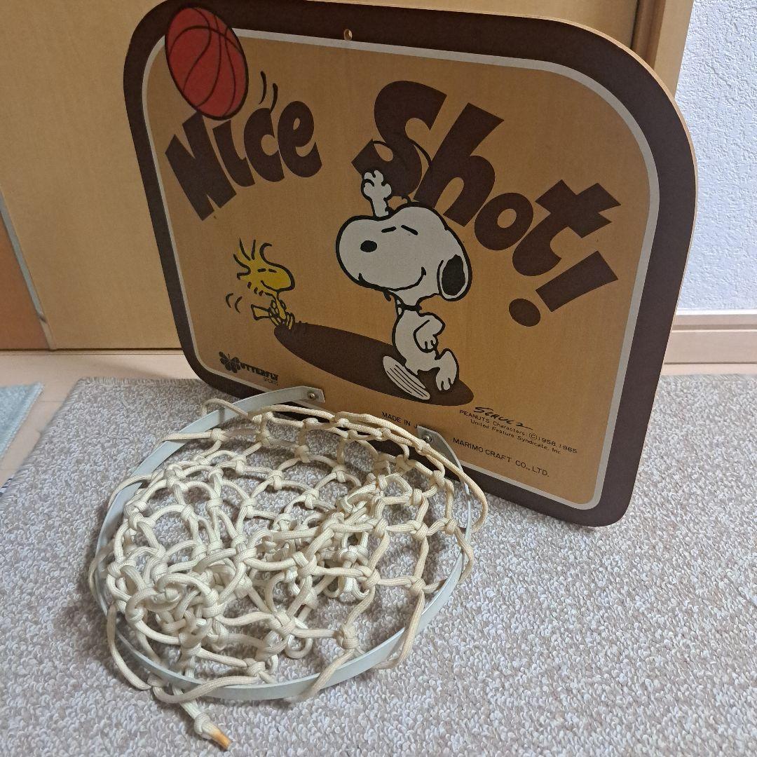 【レア品！】スヌーピー ミニバスケットボールゴール　ビンテージスヌーピー