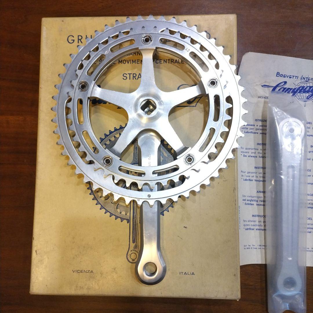 カンパニョーロ レコードクランク ギア付き ほぼ未使用