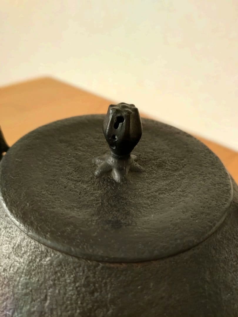 南部鉄器　釜定　鉄瓶（秋の実）