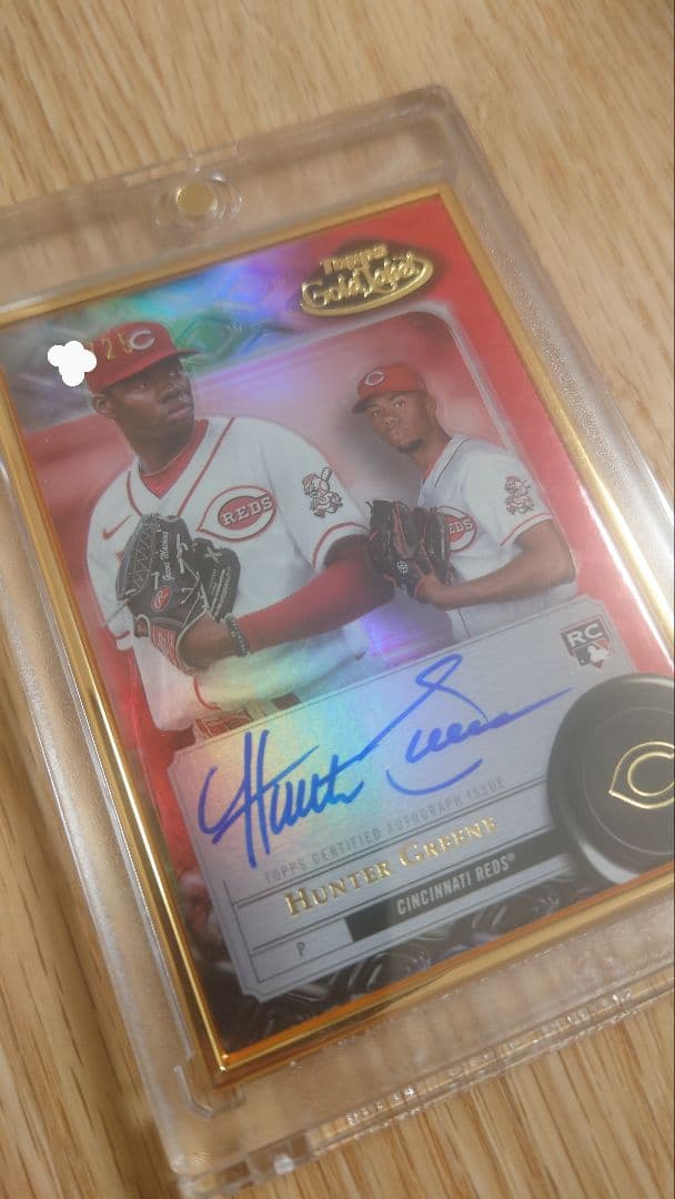 25枚限定 Hunter Greene ★直書きRC★ topps