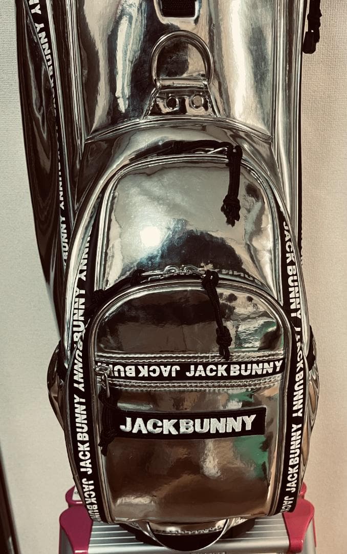 ジャックバニー　ドラえもん　キャディバッグ　エナメルシルバー