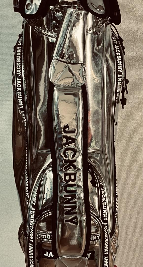 ジャックバニー　ドラえもん　キャディバッグ　エナメルシルバー