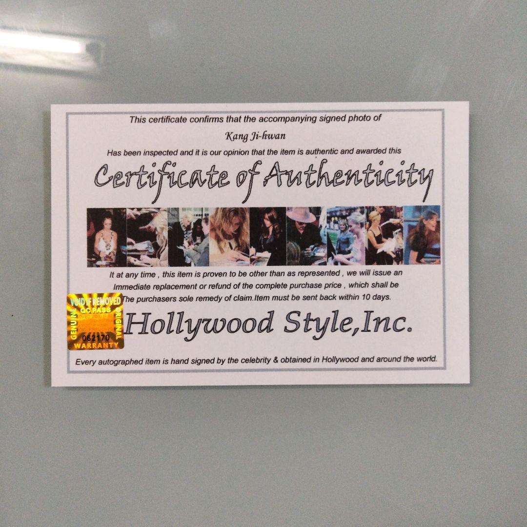 セール中…カン・ジファン直筆サイン入り超大型写真… Kang Ji Hwan