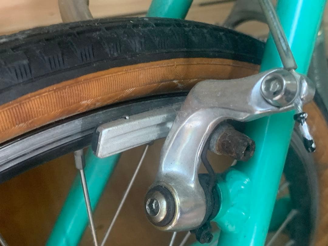 Bianchi ミニベロ 自転車本体 ミントグリーン