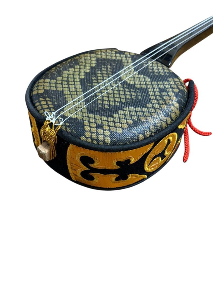 沖縄 三線 蛇柄