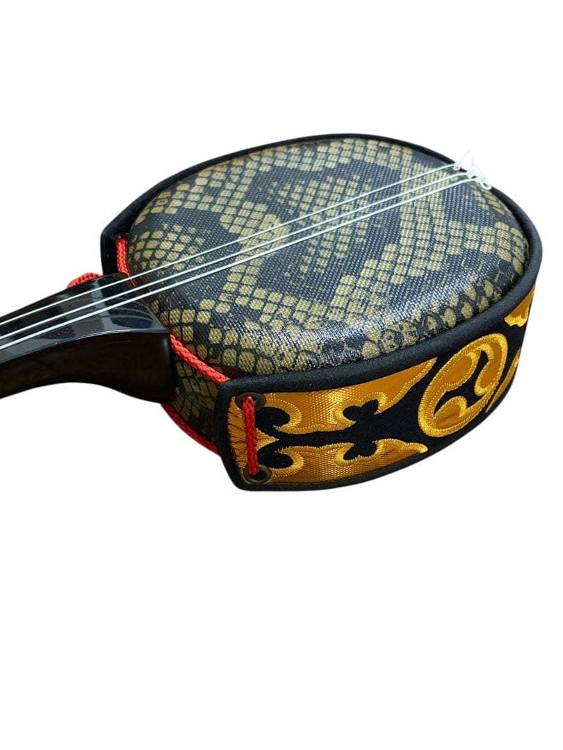 沖縄 三線 蛇柄